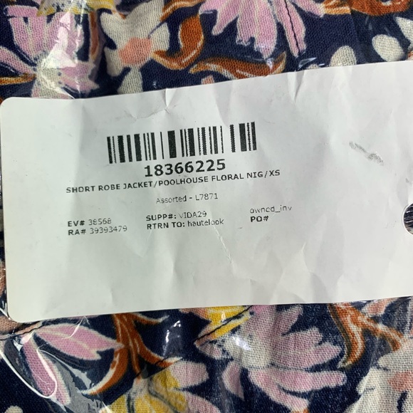 NWT Madewell Short Robe Jacket in Poolhouse Floral - Picture 4 of 6
